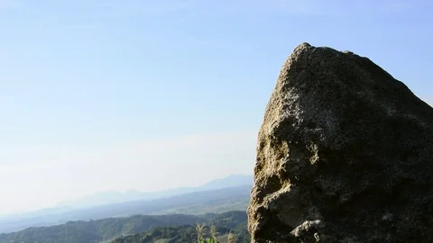 Rock and landscape Stock Footage 99399666