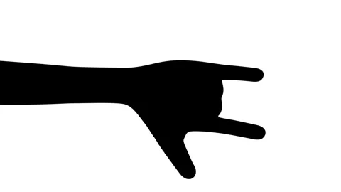 Rock and Roll 3D Hands Animation, Loop 库存影片 291821007