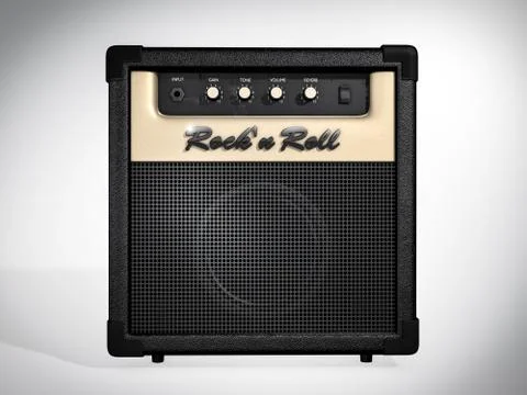 Rock and Roll amplifier Illustrazione stock