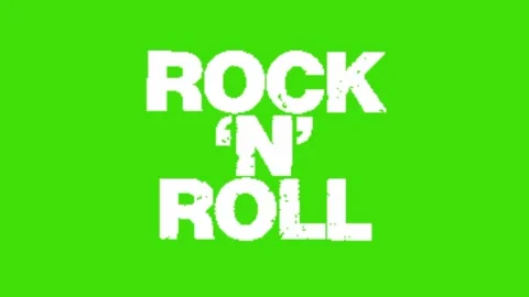Rock and roll animation text Vidéo 329969987