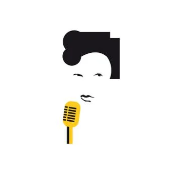 Rock and roll icon 库存插图