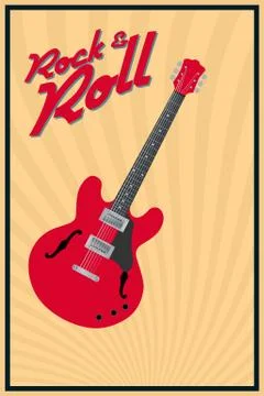 Rock and roll Stock Illustration