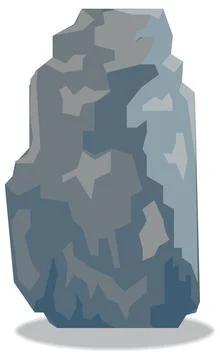 Rock and stone Design Element Stock Illustration