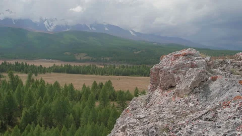 Rock and valley Stock Footage 167369522