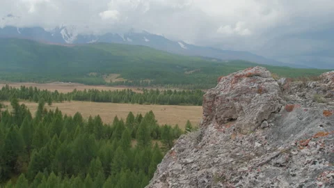 Rock and valley Stock Footage 167483851