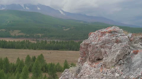 Rock and valley Stock Footage 167620664