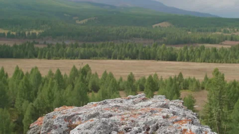 Rock and valley Stock Footage 168157156