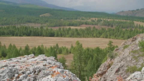 Rock and valley Stock Footage 168363572