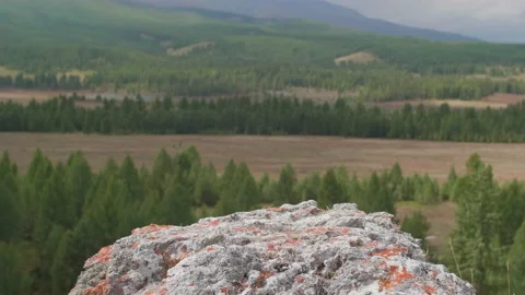 Rock and valley Stock Footage 168440521
