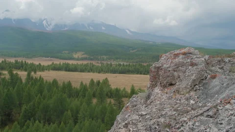 Rock and valley Stock Footage 168440900