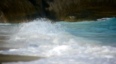 Rock and waves 12 Stock Footage 10803667