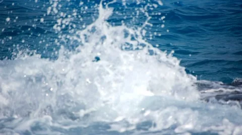 Rock and waves 6 Stock Footage 10803636