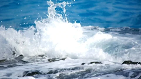 Rock and waves 9 Stock-Footage 10803652