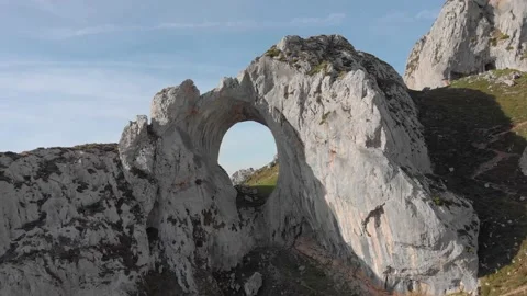 Rock arch drone Stock Footage 167915072