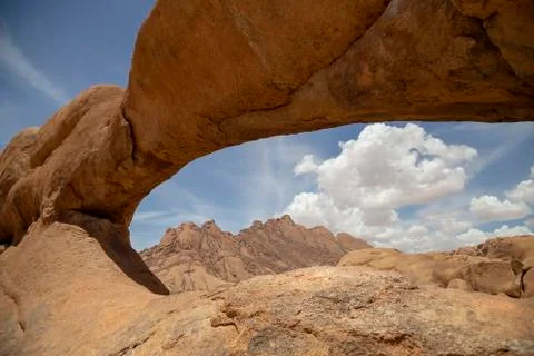 Rock Arch at Spitzkoppe, Namibia Stock Photos