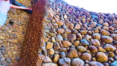 Rock Architecture - Slow Motion Video stock 263322867