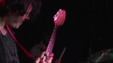 Rock band performing on stage   Stock-Footage 50664448