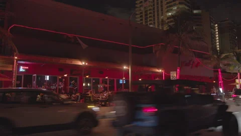 Rock Bar reopening during Coronavirus Covid 19 pandemic Fort Lauderdale Flori Video stock 137548301