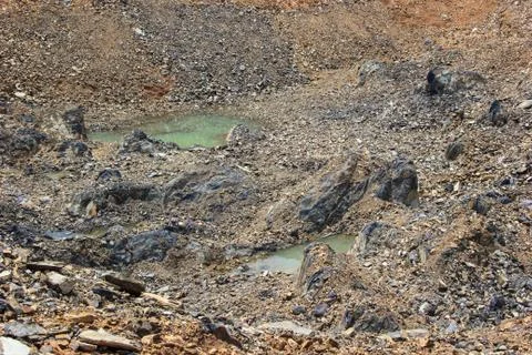 Rock basin Stock Photos