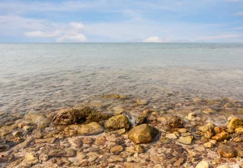 Rock beach Stock Photos