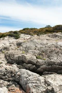Rock on the beach Stock Photos