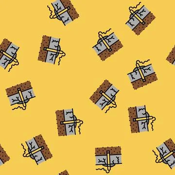 Rock blasting mining vector seamless pattern 스톡 일러스트