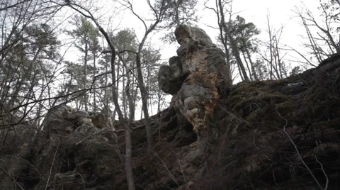 Rock Bluff Stock Footage 37044244