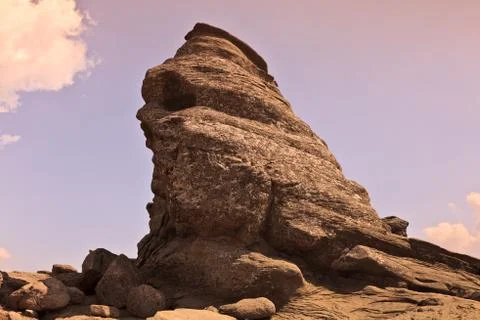 Rock in the bucegi mountains Stock Photos