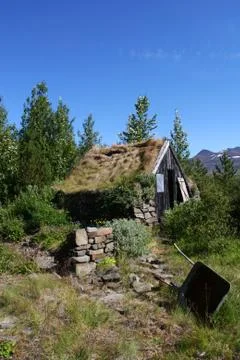 Rock cabin Stock Photos