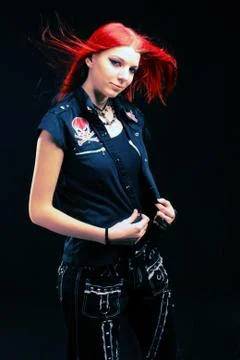 Rock chick Stock Photos