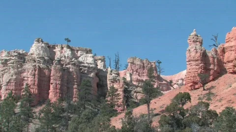 Rock Chimney Stock Footage 119207