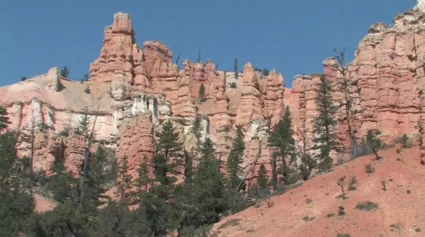 Rock Chimney Stock Footage 119229