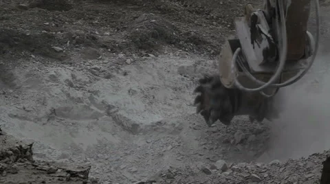Rock chipper Stock Footage 923903