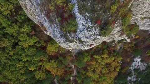 Rock cliff edge. Stock Footage 72535555