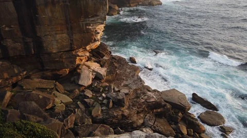 Rock Cliff Stock Footage 122656379