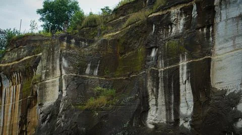 Rock cliff Stock-Fotos