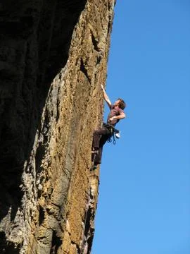 Rock climber Stock Photos