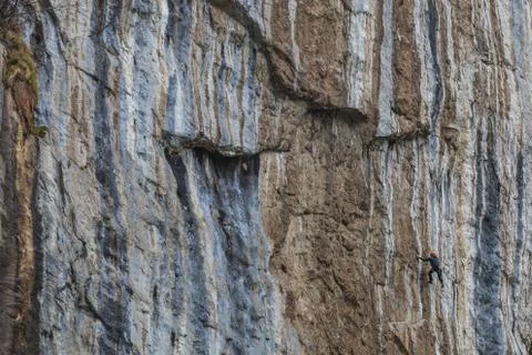 Rock climber Stock Photos