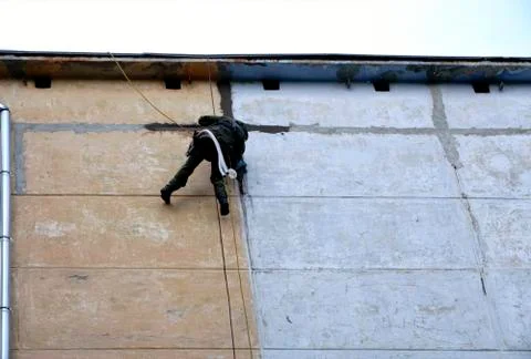 Rock climber. Stock Photos