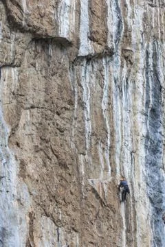Rock climber Stock Photos