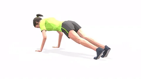 Rock climber pushups yellow Stock-Footage 146958769