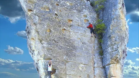 Rock Climbers Stockbeeldmateriaal 884770
