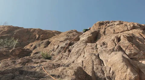 Rock Climbing Stock Footage 38186823