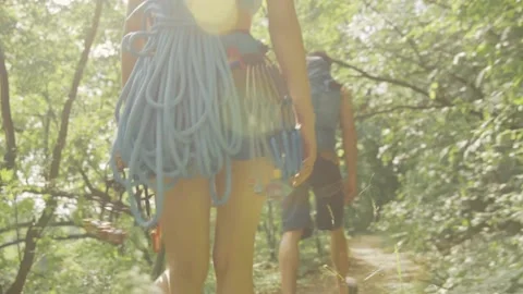 Rock climbing Stock Footage 139031395