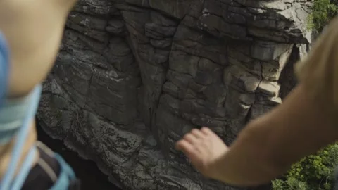 Rock climbing Stock Footage 139031455