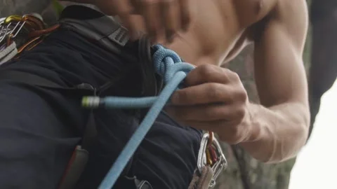 Rock climbing Stock Footage 139031587
