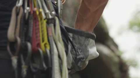 Rock climbing Stock Footage 139031606