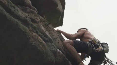 Rock climbing Stock Footage 139031630