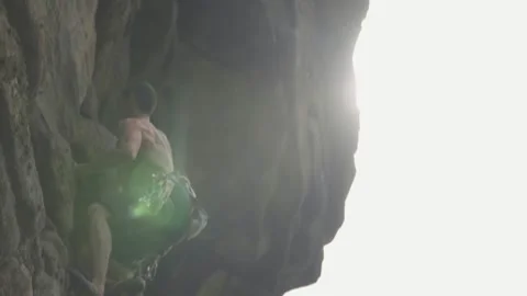 Rock climbing Stock Footage 139031643