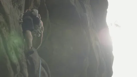 Rock climbing Stock Footage 139031644